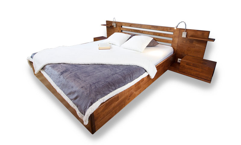 Moderní masivní postele
